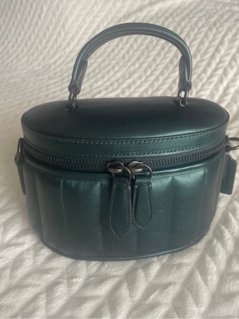 Preowned - Coach Trail bag with quilting